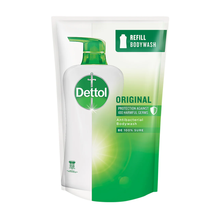 Dettol Antibactrial Shower Gel Body Wash Original Refill 800ml_0
