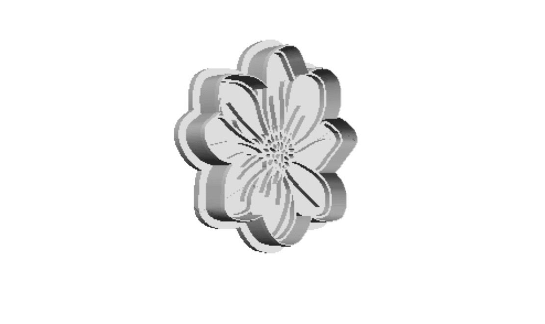 Flower 4 Cutter and Stamp Set   _0