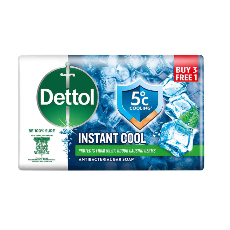Dettol JUMP Body Soap Cool 100g x 4_0