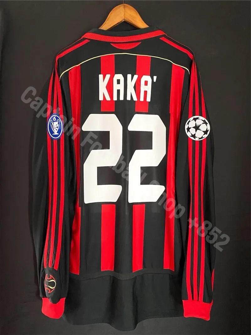 Ac Milan 2006/07 Home Shirt (Red/black)_5
