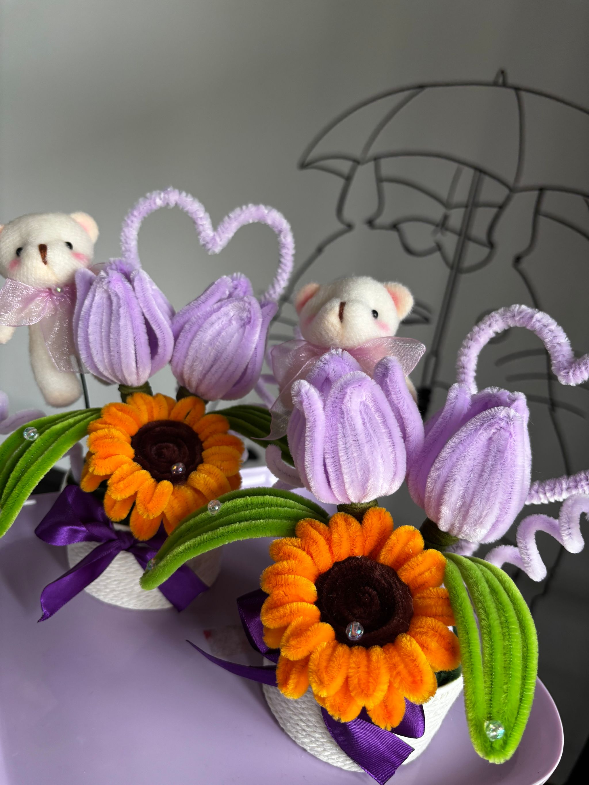 My sunshine teddy flower pot_1