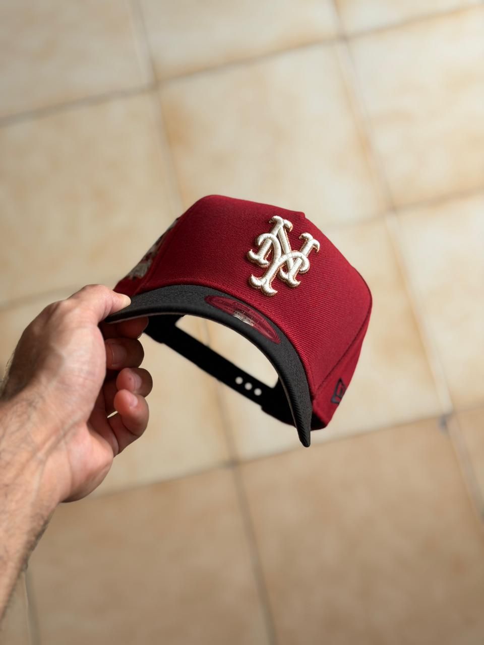 New Era 9Forty - New York Mets World Series Champions 1986 Red Two Tone _4