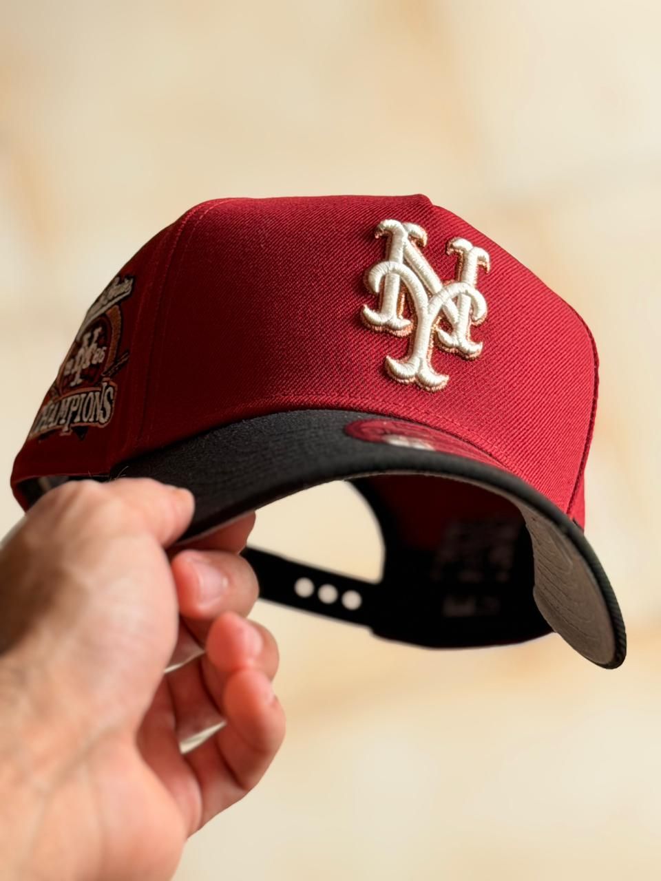 New Era 9Forty - New York Mets World Series Champions 1986 Red Two Tone _0