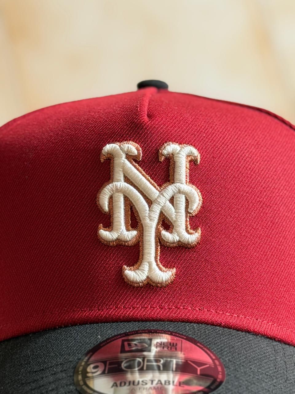 New Era 9Forty - New York Mets World Series Champions 1986 Red Two Tone _1