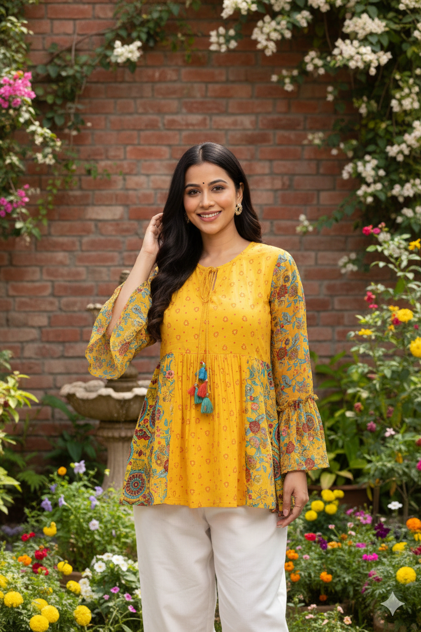 Short Cotton Kurtis _1