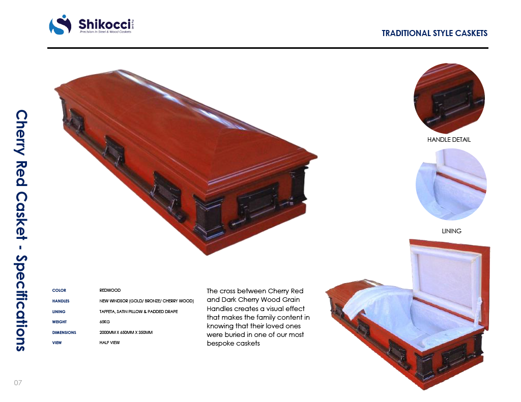 Mini Dome Casket (1/2 View) - Cherry Red_0