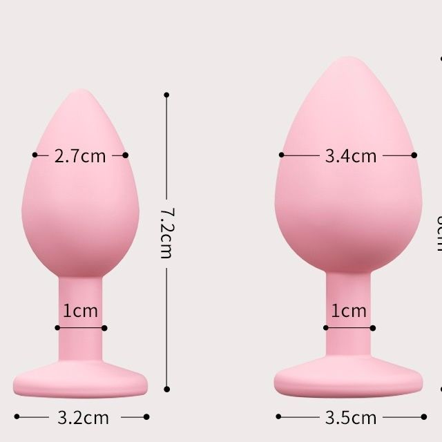 Pink Diamond Anal Silicone Plug_2