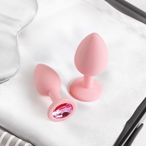 Pink Diamond Anal Silicone Plug_8