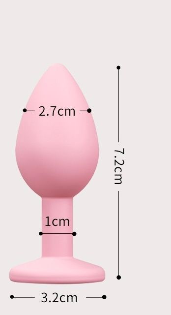 Pink Diamond Anal Silicone Plug_14