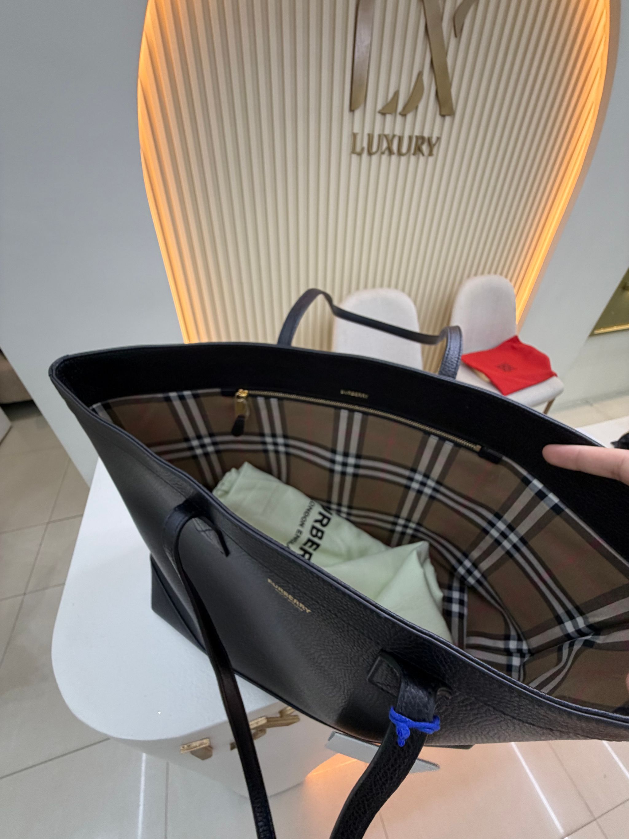 Bolsa Burberry tote clássica _1