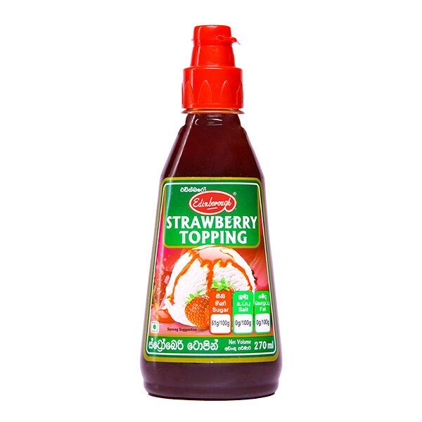 EDIN STRAWBERRY TOPPING 270ML_0