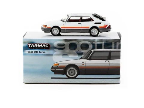 TARMAC WORKS MODEL 1/64 SAAB 900 TURBO - WHITE_3