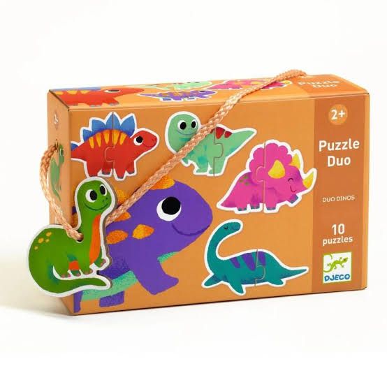 Djeco duo puzzles set - Dinosaurs_0