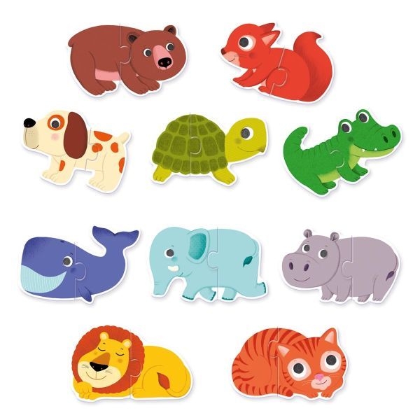 Djeco duo puzzles set - Animals_1