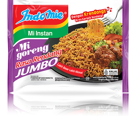 Indomie Mi Goreng Rendang Jumbo – Big Portion, Authentic Rendang Flavor_0
