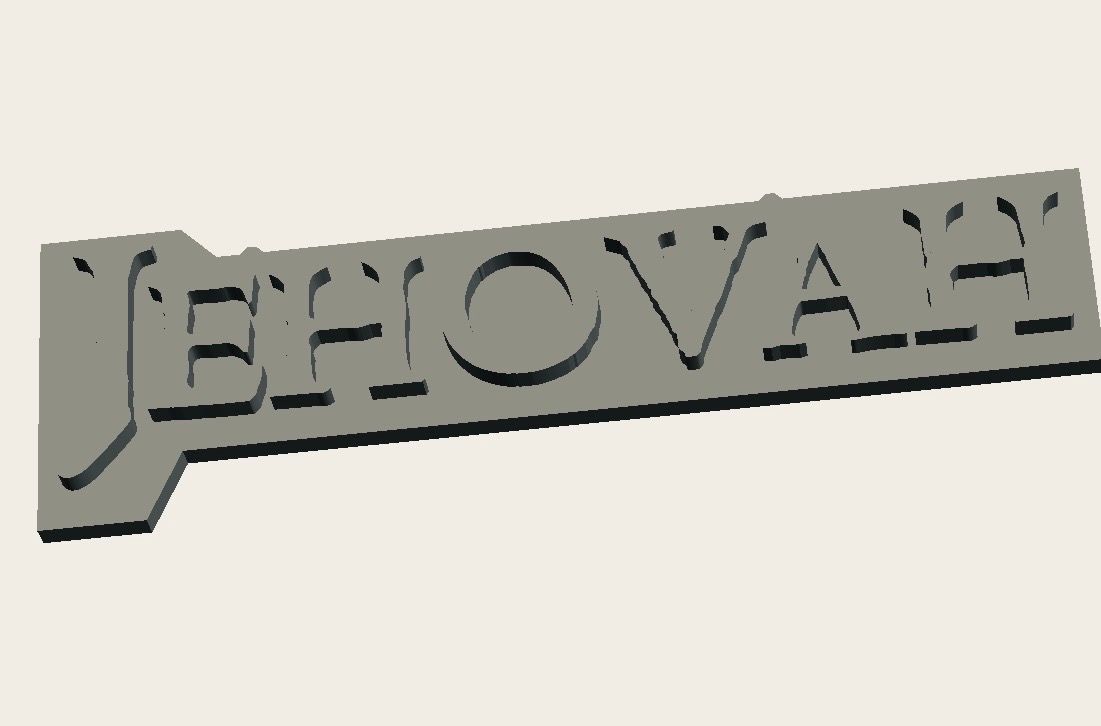 Christian Name Jehova_0