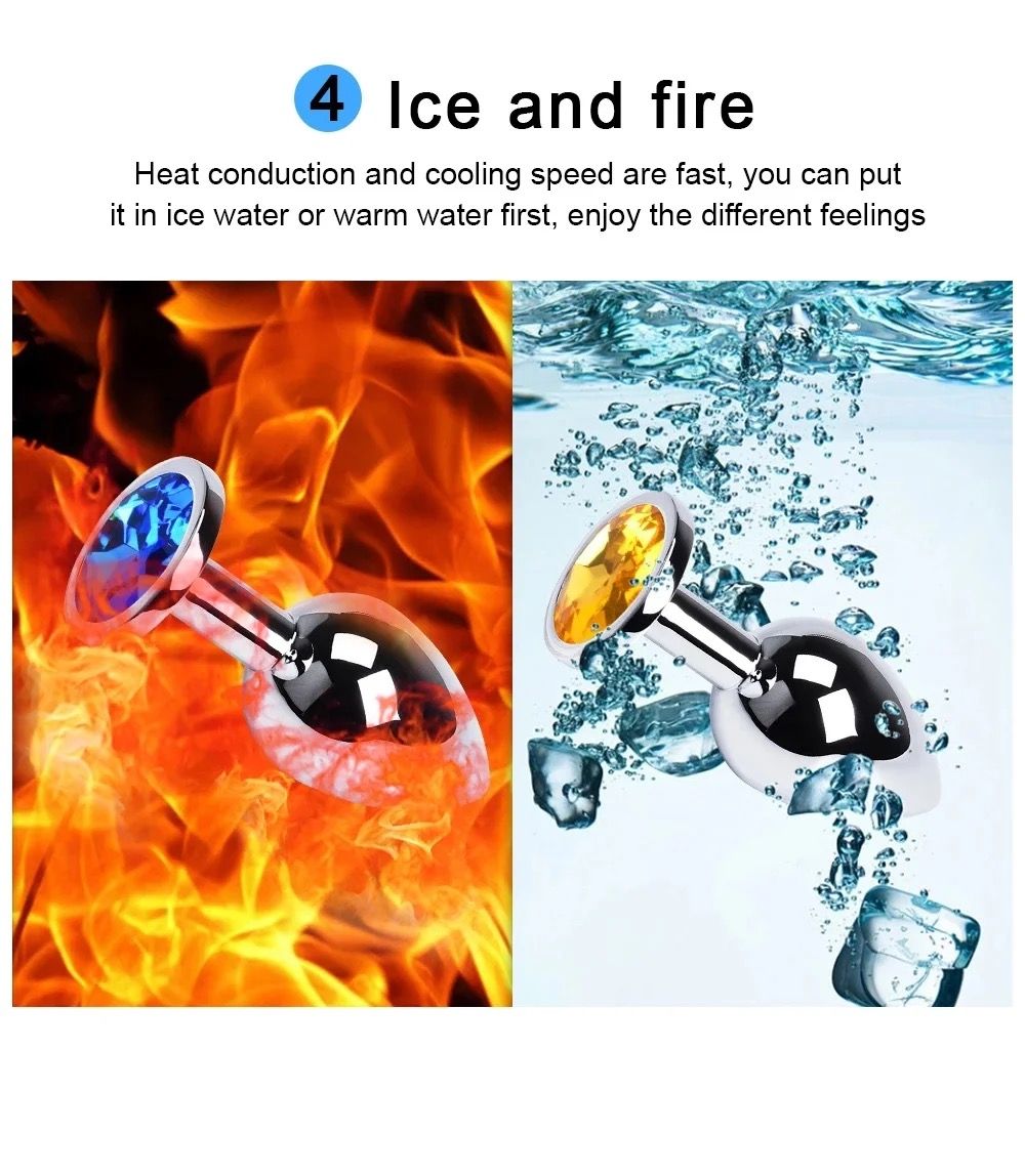 Butt Plug Set Stainless Steel (3-Pieces)_1