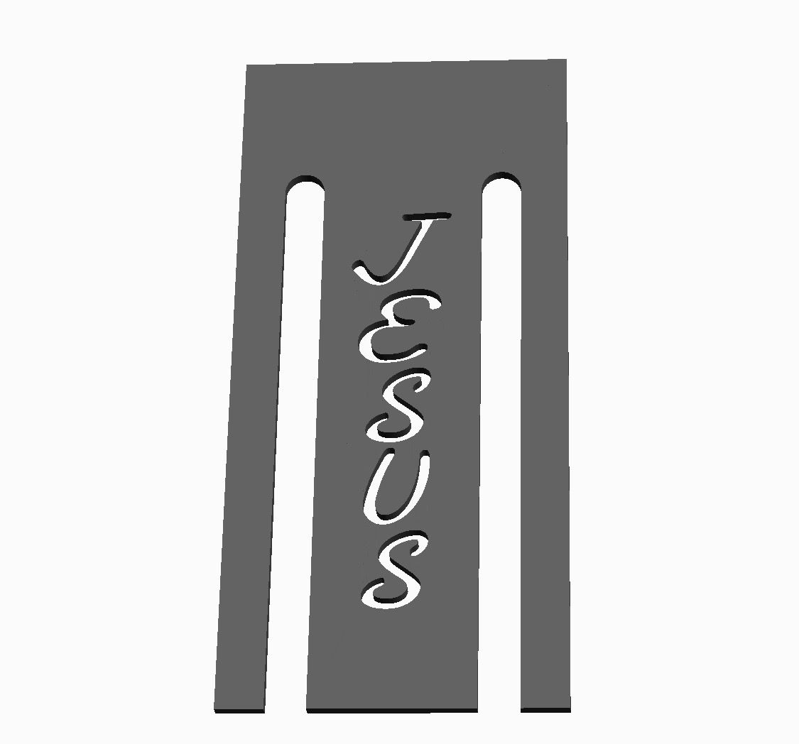 Christian Bookmark Jesus _0