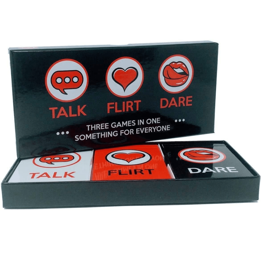Talk • Flirt • Dare – The Ultimate Adult Card Game Set _1