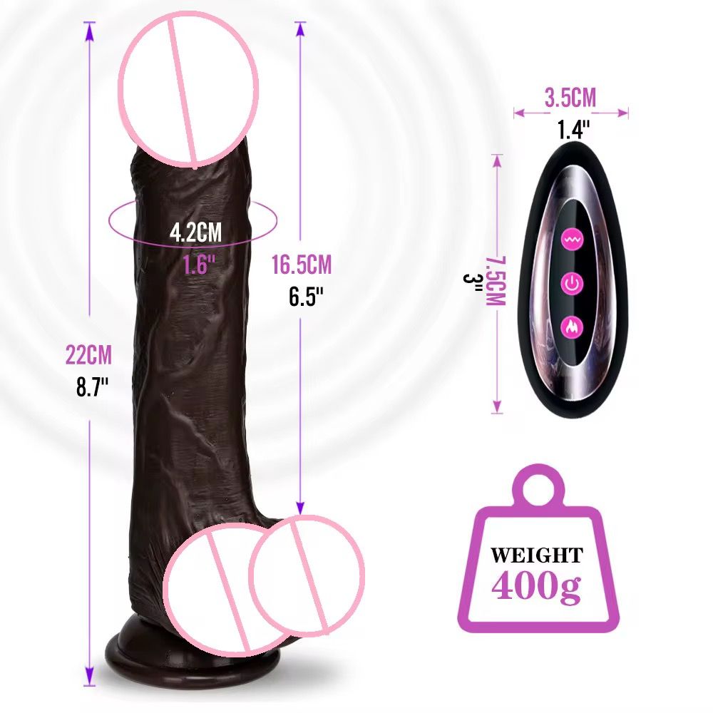 Dildo - Remote Vibrating Thrusting _1