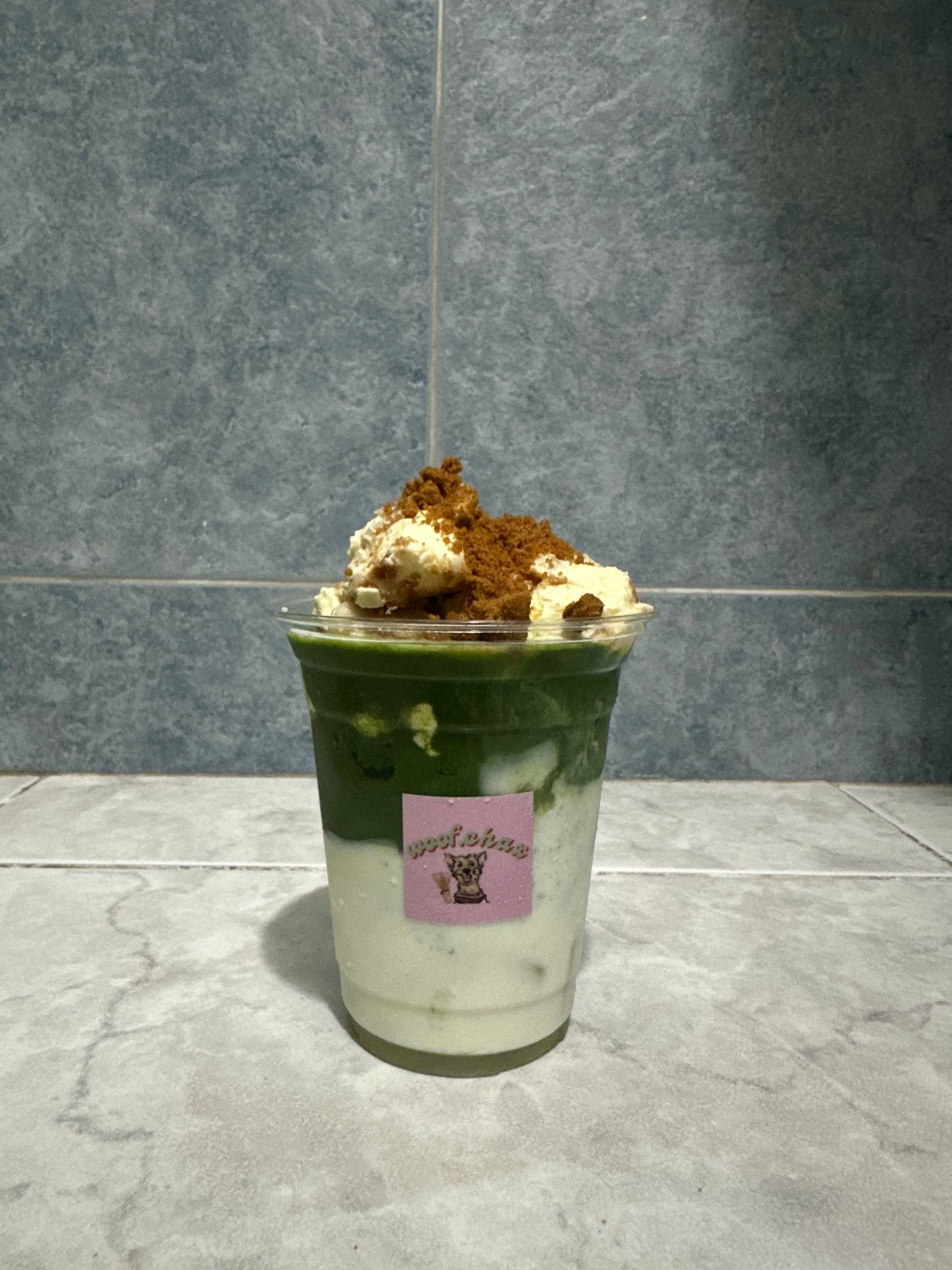 banana pudding matcha latte_0