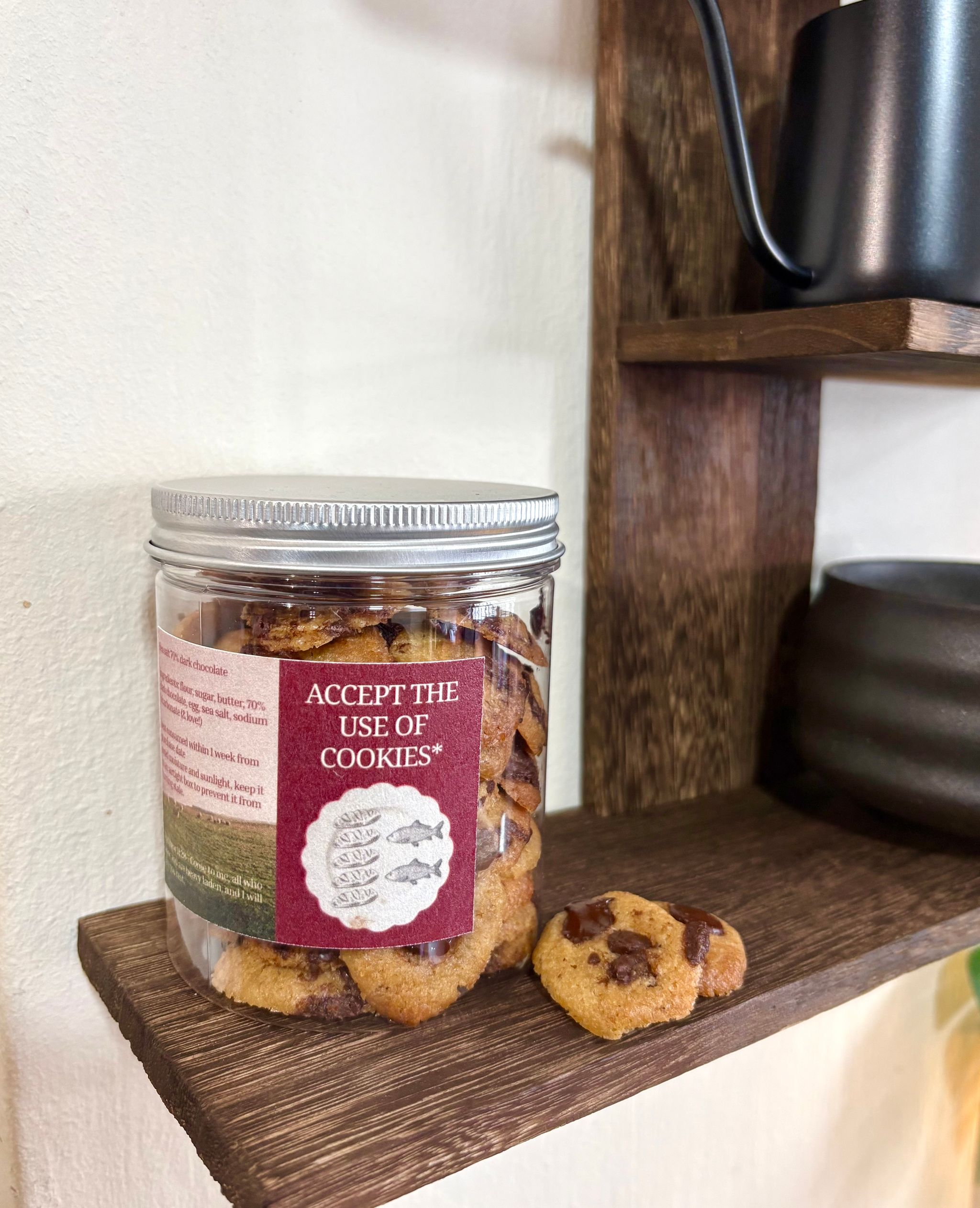 sea salt 70% dark choc cookies [120g] _1