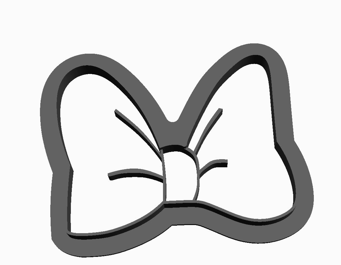 Fondant Minnie Bow_0