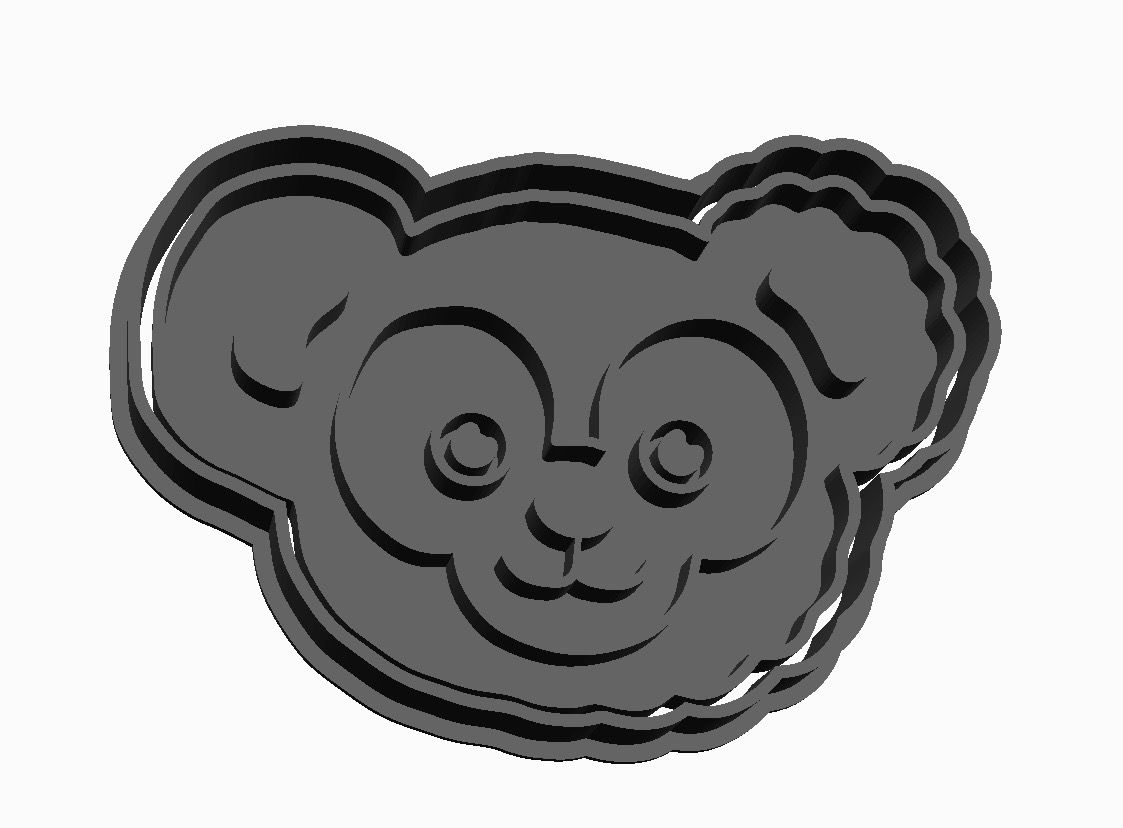 Fondant Duffy Bear_0