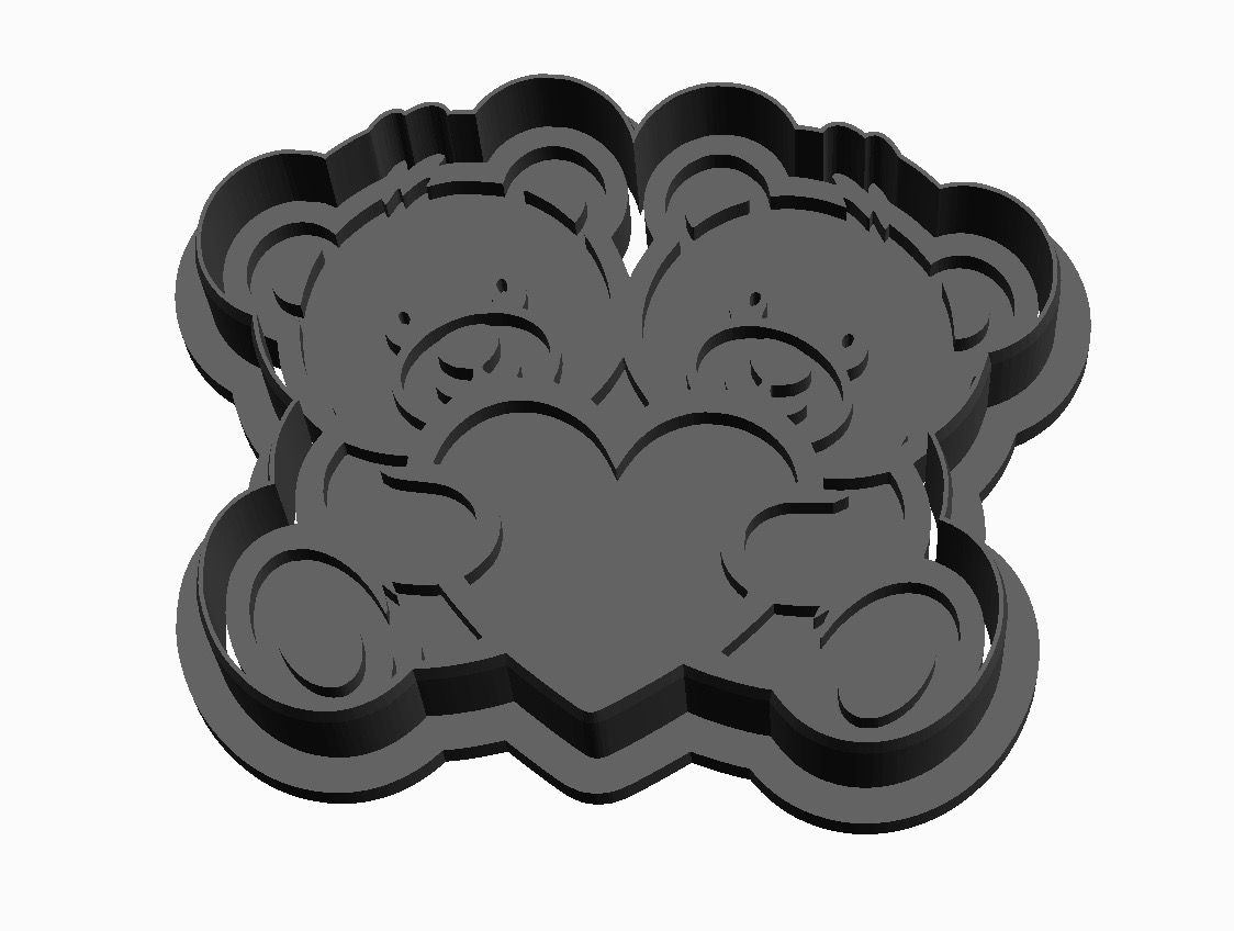 Fondant Love Bears_0