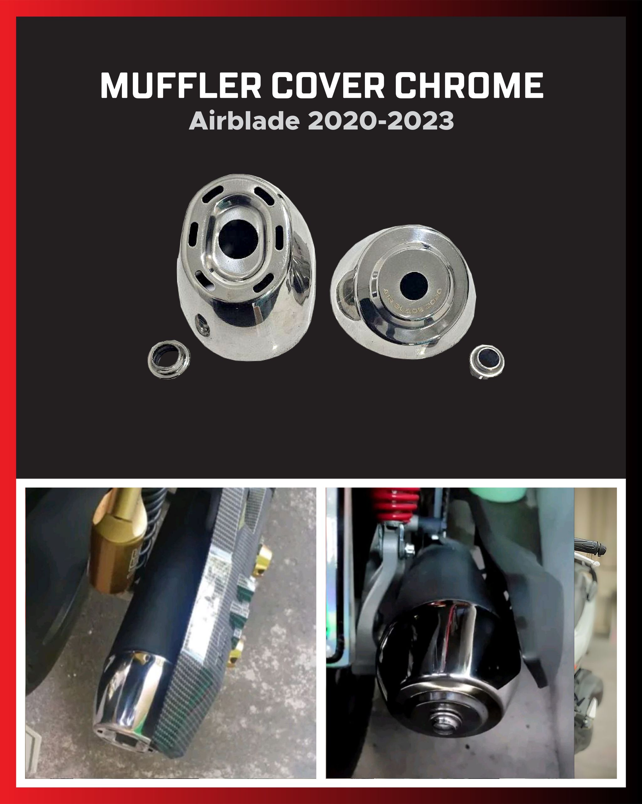 Muffler Cover Chrome (2020-2025)_0