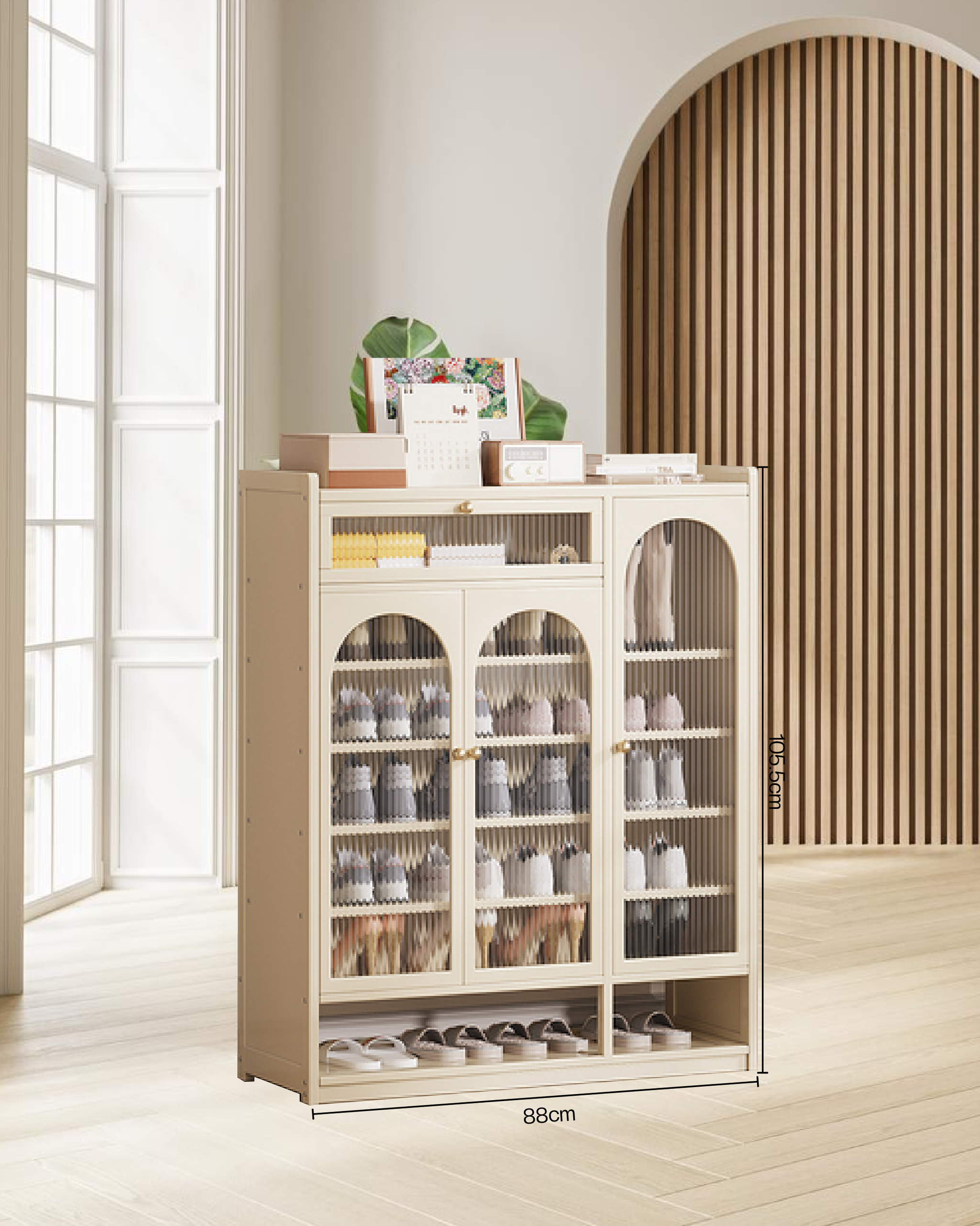 10500099/C - OAKLYN SHOE CABINET - 8 TIER_0