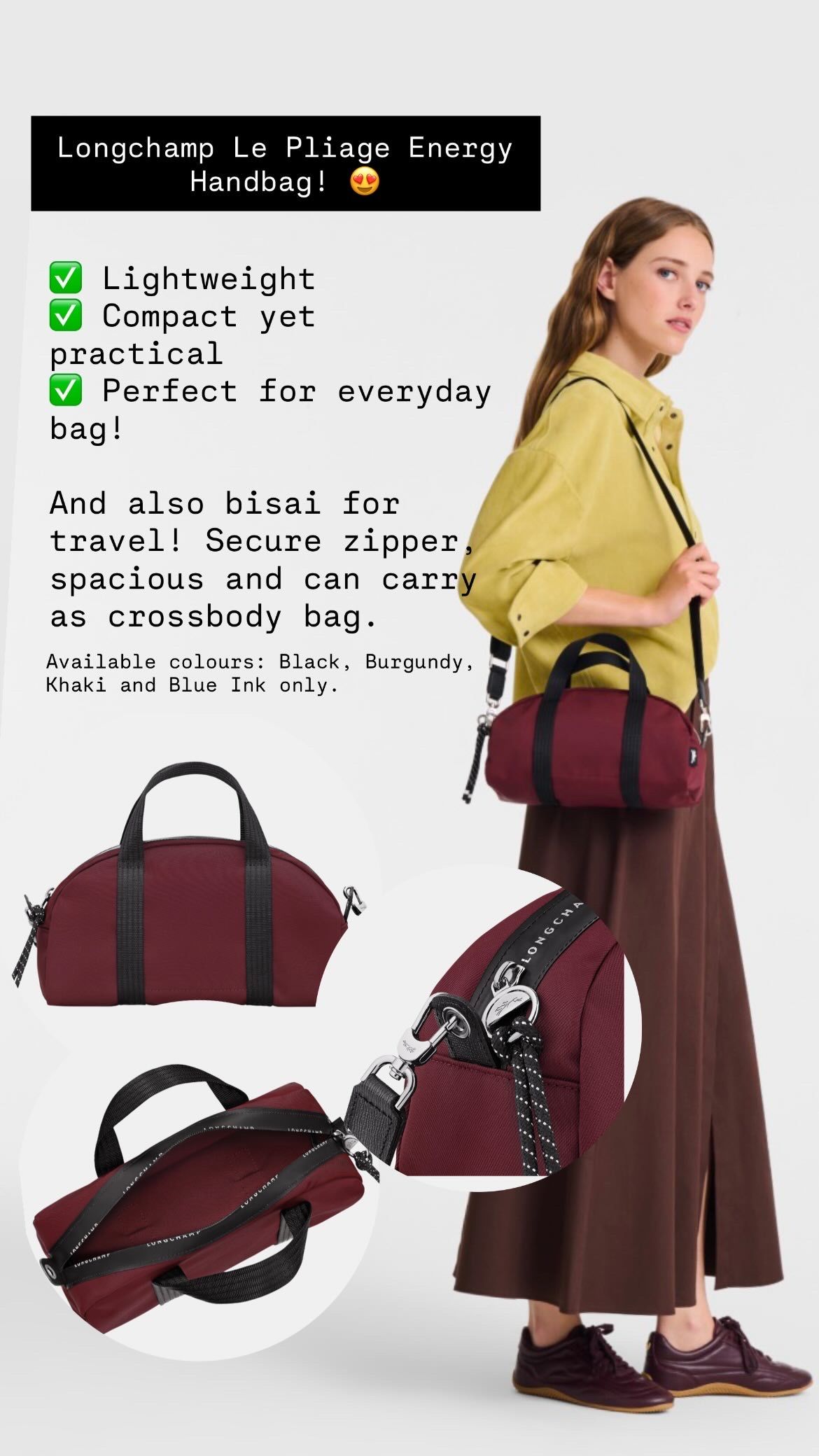 LONGCHAMP LE PLIAGE ENERGY HANDBAG_0