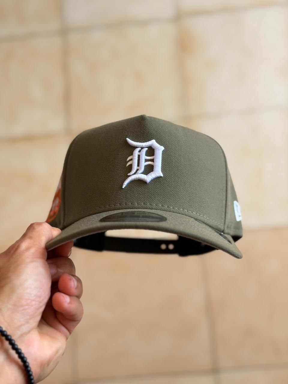 New Era 9Fifty A-Frame - Detroit Tigers Olive Green_4