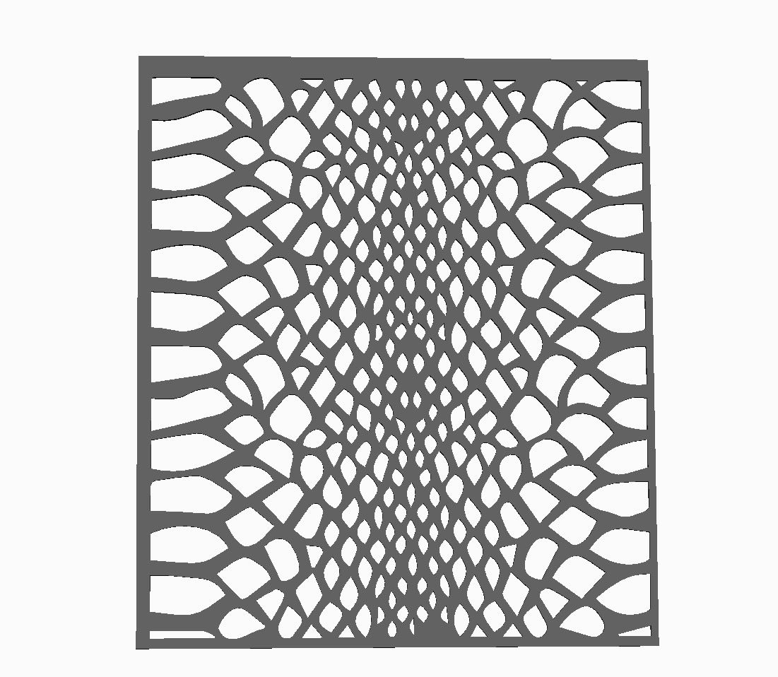 Snake Skin Stencil  Cookie Cutter  _0