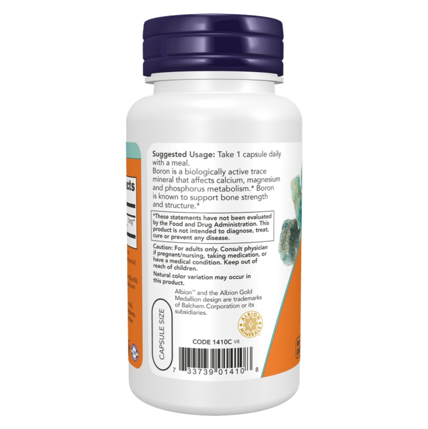 NOW - Boron 3 mg Veg Capsules_1