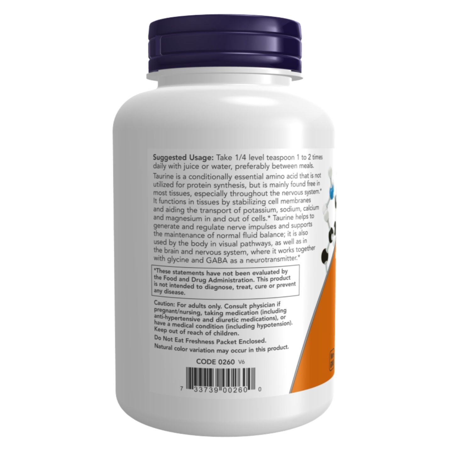 NOW - Taurine Pure Powder_1