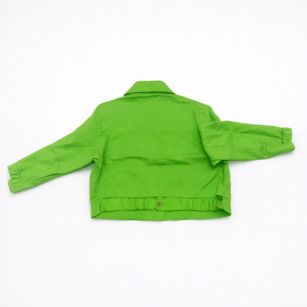 Chaqueta Verde Lima de Corte Estructurado - Size L_1