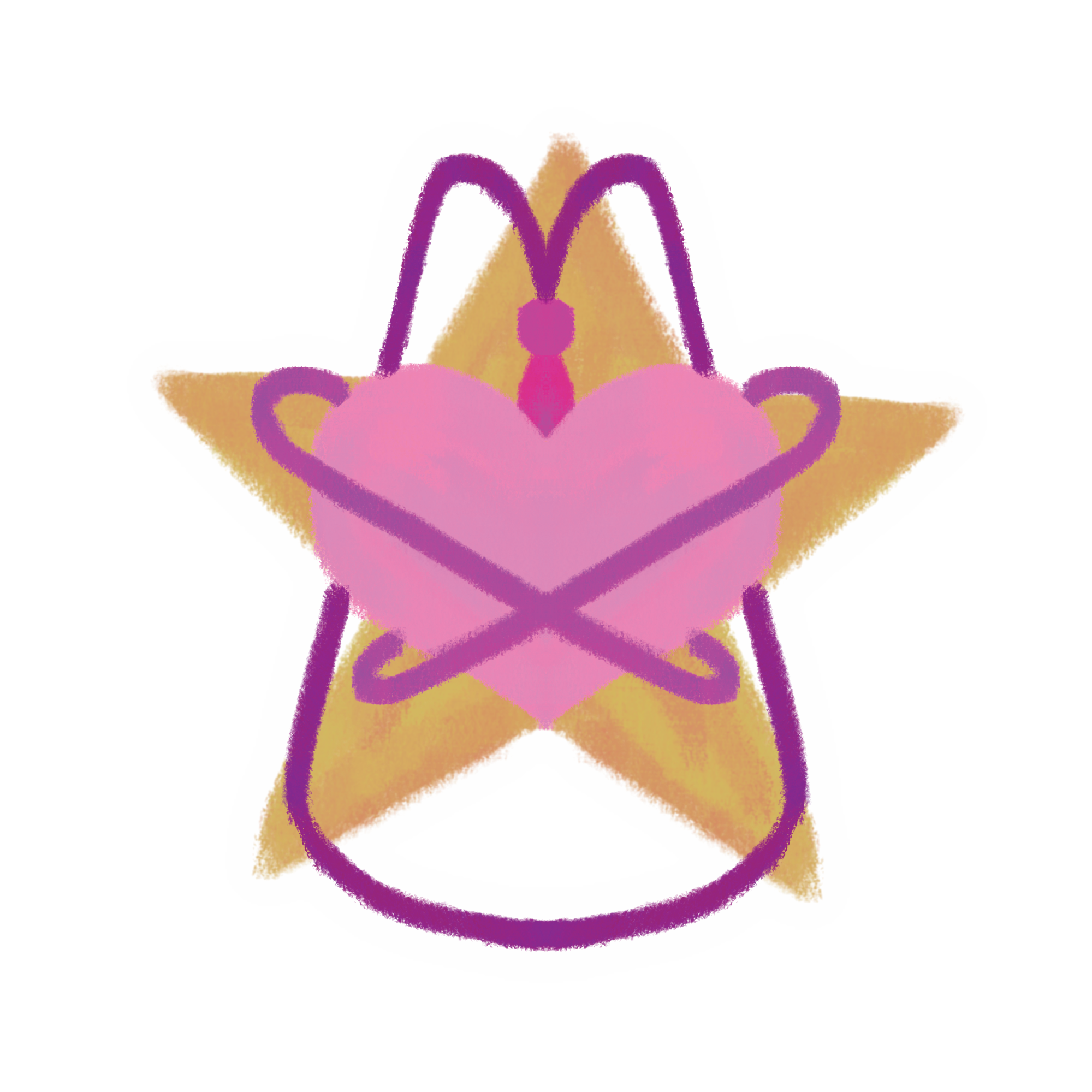 Heart Necklace Sticker (4cm)_0