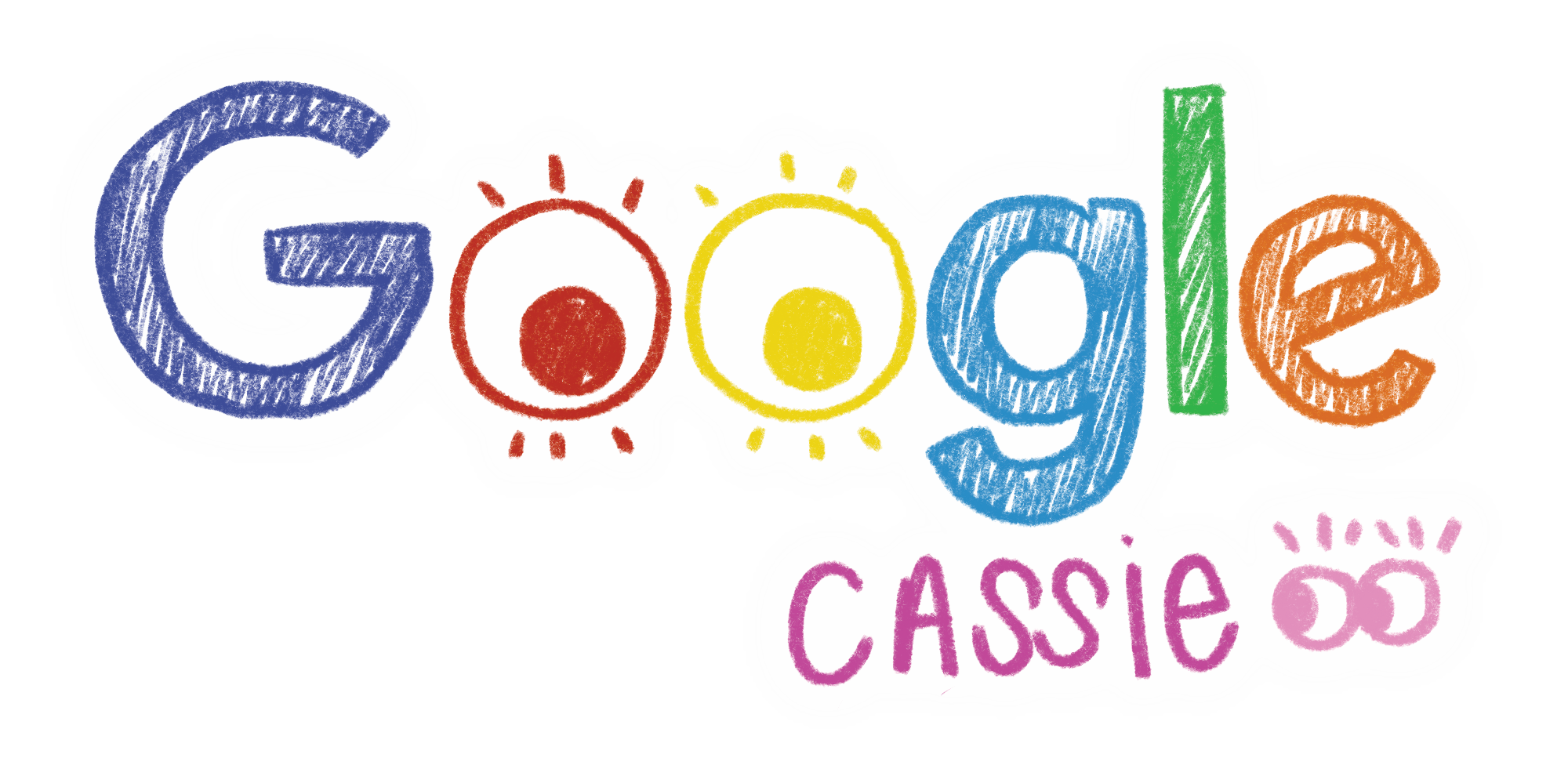 Google Cassie Sticker (8cm)_0
