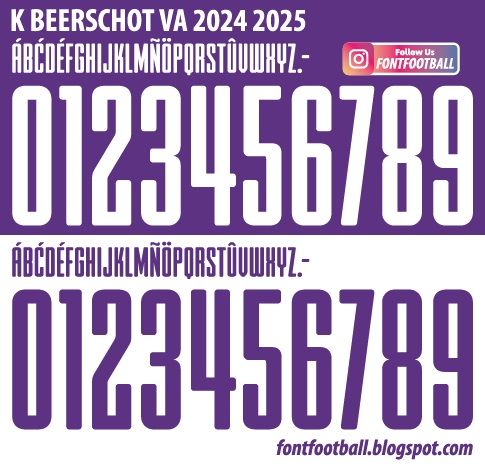 Font Vector K Beerschot VA 2024 2025 kit_0