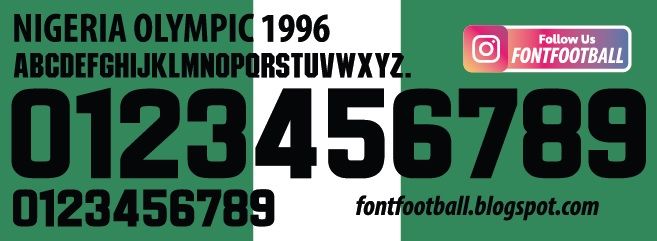 Font Vector Nigeria Olympic 1996 kit_0