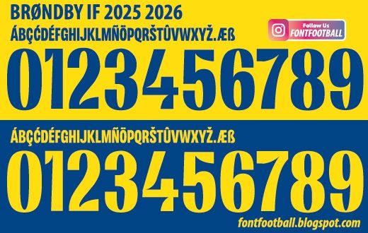 Font Vector Brøndby IF 2025 2026 kit_0