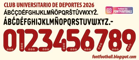 Font Vector Club Universitario de Deportes 2026 kit_0