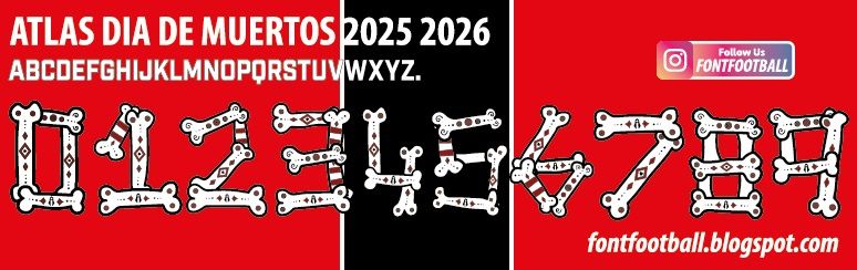 Font Vector Atlas Dia de Muertos 2025 2026 kit_0