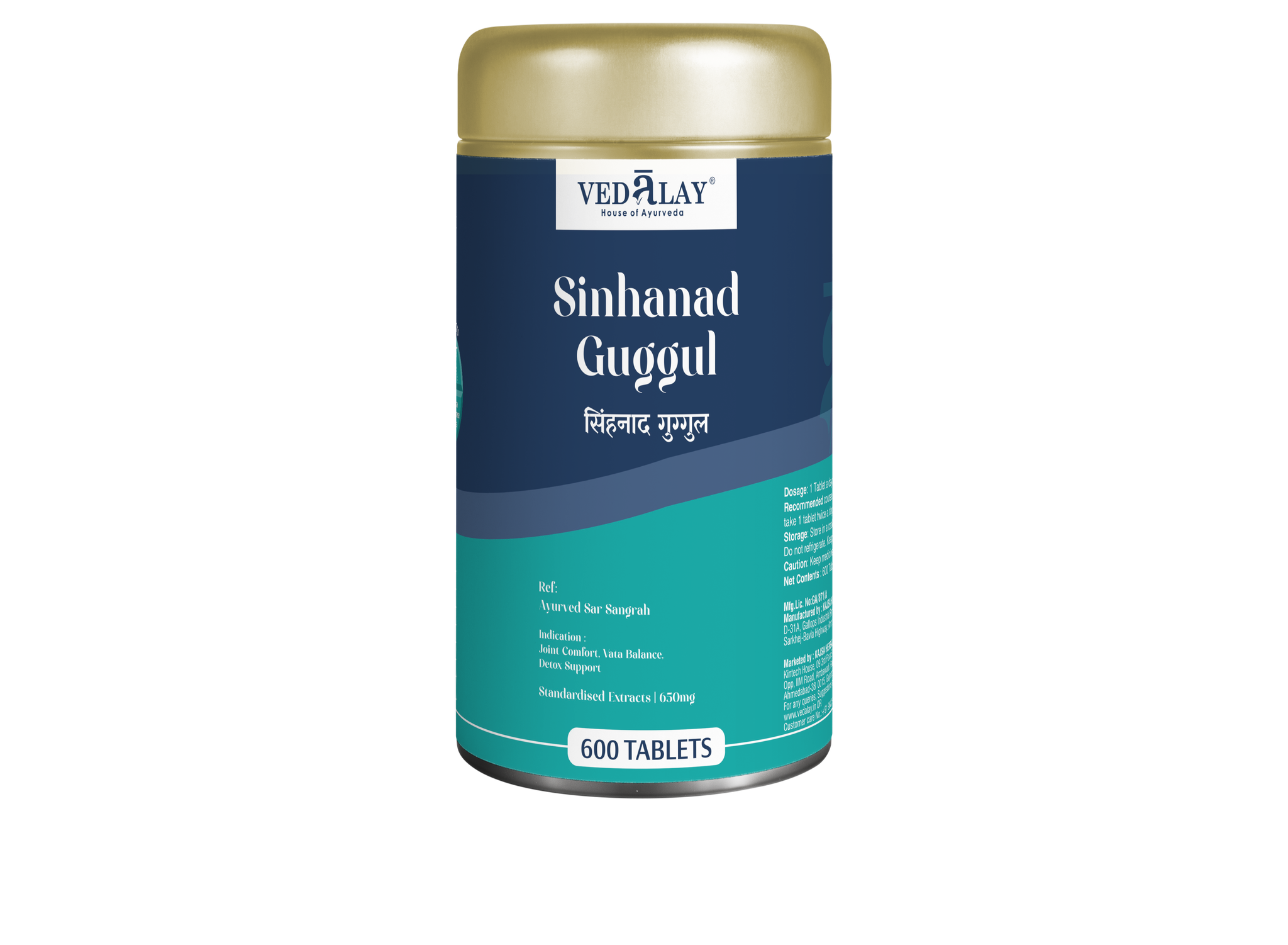 Sinhanad Guggul 600 Tab Jar_0