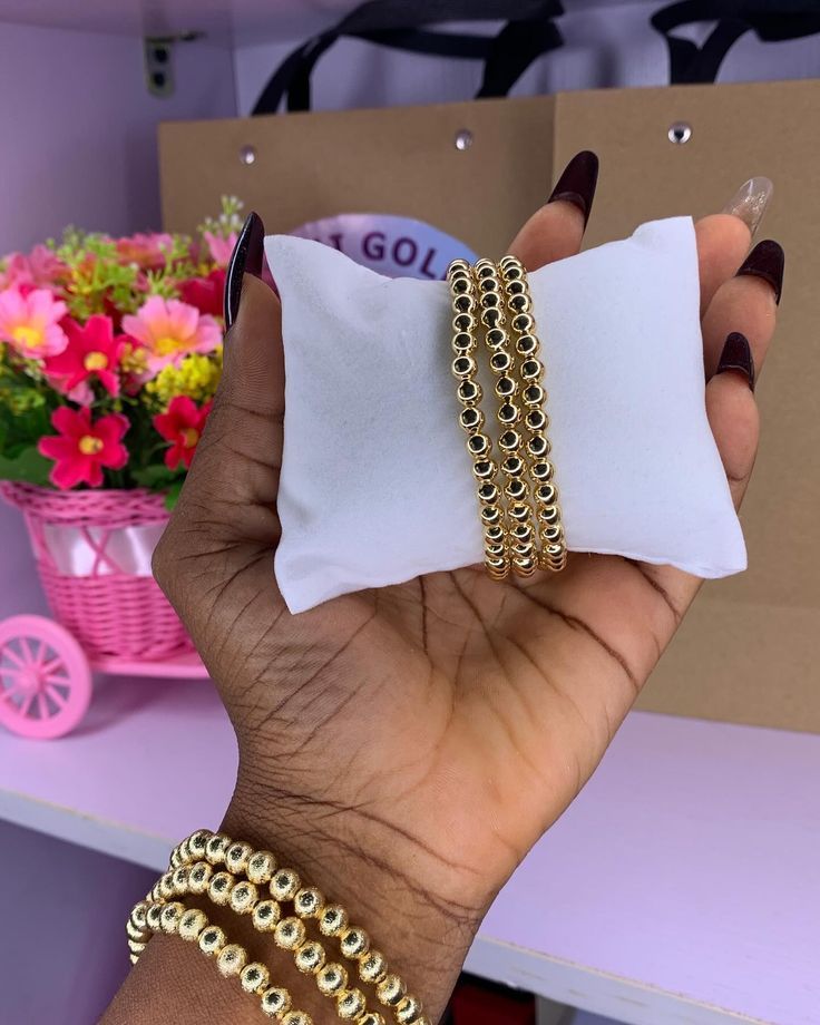 Bracelet Stainless avec perles_0