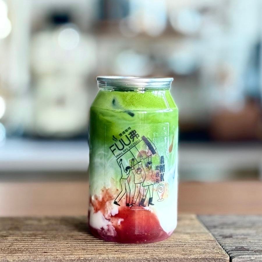 🏮花开福贵 Bandung Rose Matcha Latte _0