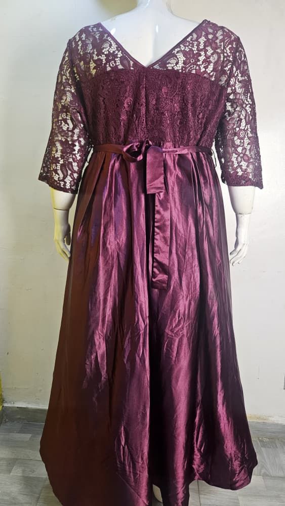 Luceez Hi-Low dress Wine EU56(US 56)_1