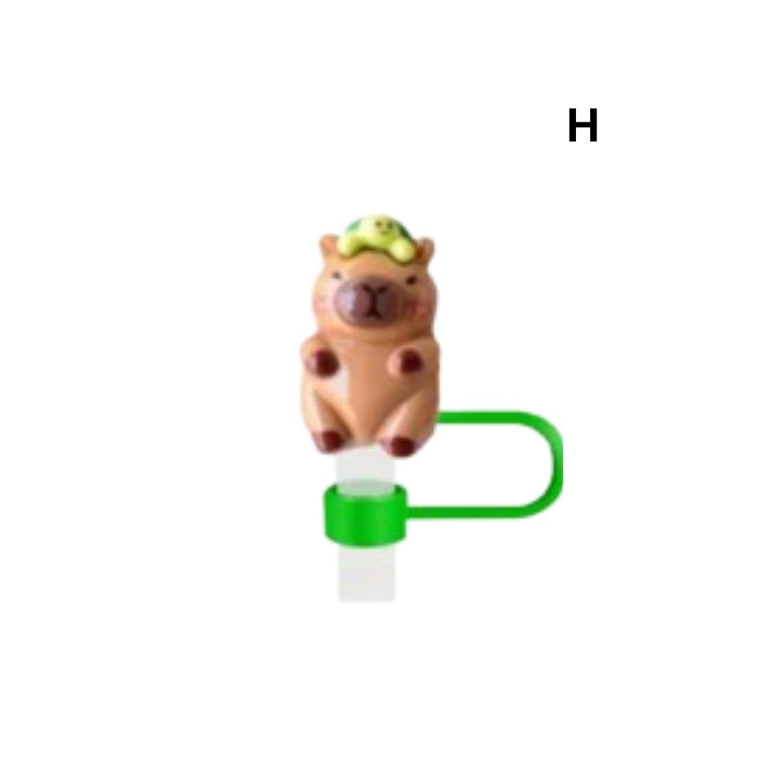 Straw Cover - Resin Capybara_8