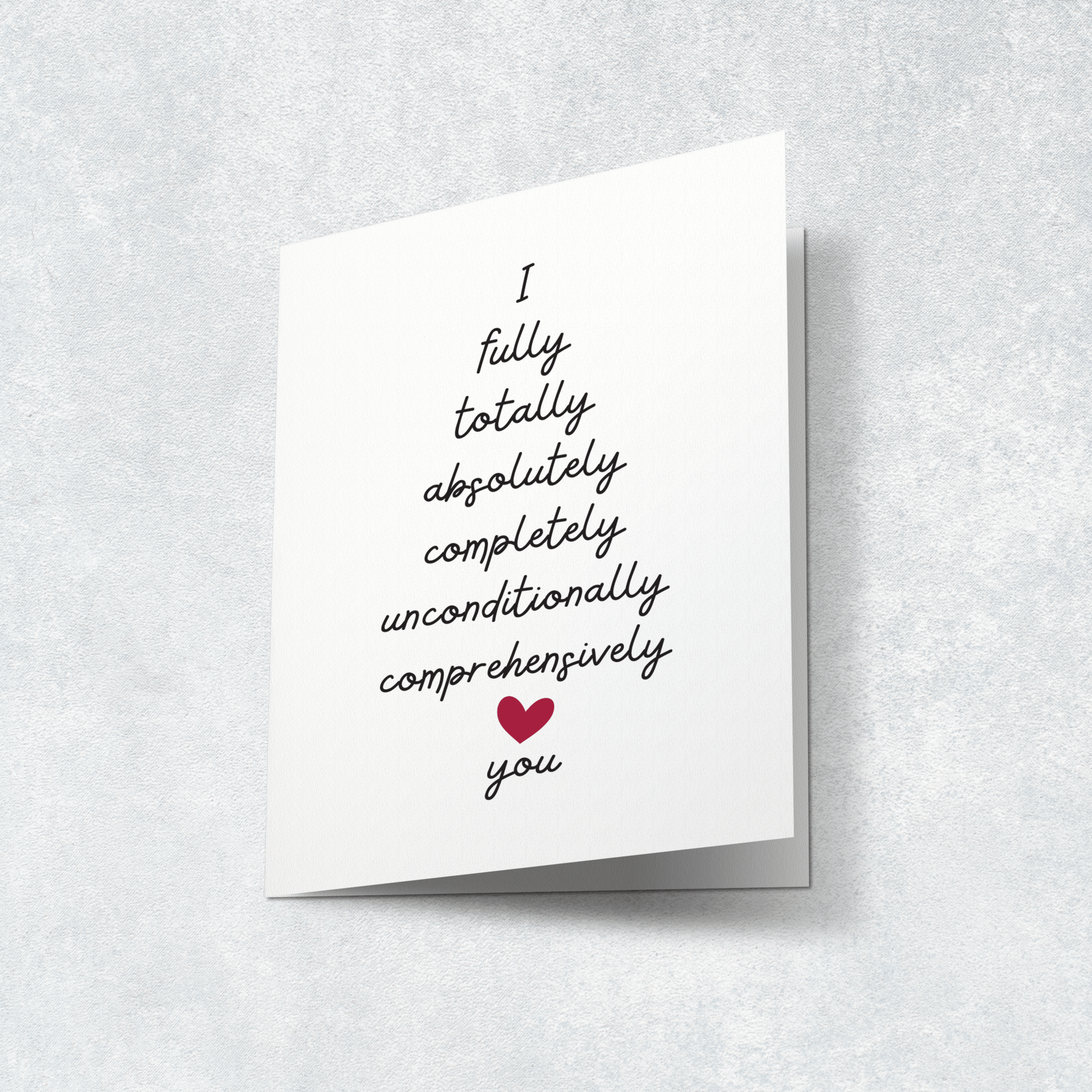 I totally love you Card_0
